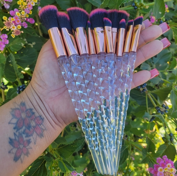 Unicorn Acrylic Spiral Eyeshadow Brushes Makeup Brushes Eyeshadow Brushes - Picture 3 of 7